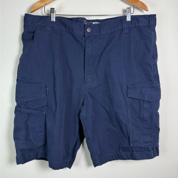 Carhartt Other - Carhartt Carpenter Cargo Work Shorts Mens Size 42 Navy Blue Original‎ Fit